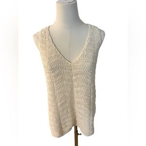 Madewell Crocheted Sweater Tank Size S